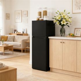Small refrigerator, refrigerator, suitable for small spaces, black