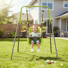 XNS001 Indoor-Outdoor Baby Swing with Safety Seat