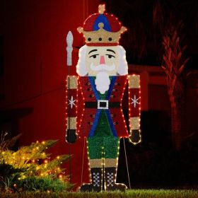 Lighted Nutcracker Christmas Yard Decorations