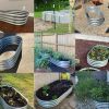 2 Packs Oval Raised Garden Bed, Outdoor Elevated Planter Box for Backyard, Grow Florals, Vegetables, Herbs & Small Fruit Plants