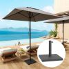 Patio Umbrella Base, 32 lbs Concrete Heavy Duty Umbrella Base, Outdoor Umbrella Stand Patio Umbrella Holder for 1.5"/1.9" Umbrella Poles for Outdoor