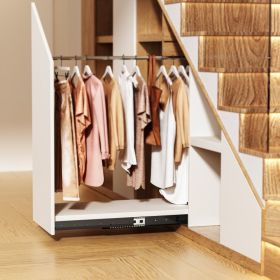 Undermount Drawer Slides 16 Inch Under Stair Cabinet Rails 260 LB Load (Option: Black)