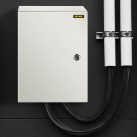 NEMA Steel Enclosure, 16 X 12 X 8'' NEMA 4X Steel Electrical Box, IP66 Waterproof & Dustproof, Outdoor/Indoor Electrical Junction Box, With Mount (Option: Grey)