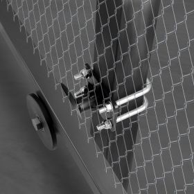 Sliding Gate Kit W/ H-Shaped Groove 4 Track Wheels For Cantilever (Option: Multicolor)