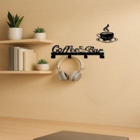 CIFbuy Rustic Wall Mounted Mug Holder Multifunctional Kitchen Cup Organizer Rack(TikTok, Temu Pick-up Service) (Option: defaulttitle)