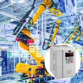 VFD 7.5KW, 34A, 10HP Variable Frequency Drive For 3-Phase Motor Speed Control (Option: White)