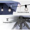 8'x8' Patio Gazebo Outdoor Heavy Duty Party Tent Shelter With Double Roofs, Mosquito Nettings And Privacy Screens For Backyard, Garden, Lawn