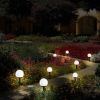2/4/8pcs Led Solar Garden Light Solar Lamp Outdoor Waterproof Lawn Light Pathway Landscape Lamp For Home Yard Driveway Lawn Park
