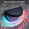Outdoor Waterproof Solar Wall Light Solar 6LED Semicircle Fence Light for Patio, Stairs,Yard, Garden Pathway, Deck, Fence, Solar Garden Lights(Hallowe