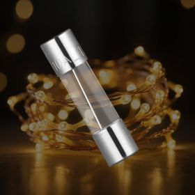 120 Pcs Fast-Blow Glass Fuses Assortment Kit 125V 5 X 20 Mm & 3.6 X 10 Mm (Option: Multicolor)