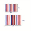 home decor Patriotic family door mat, indoor and outdoor anti-slip entrance mat, red, white and blue patriotic patterns, beautiful and eternal